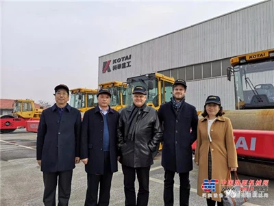 Wirtgen-group prezidenti Vey Cetu va uning delegatsiyasi Kotay og‘ir sanoat k...